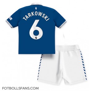 Everton James Tarkowski #6 Replika Hemmatröja Barn 2023-24 Kortärmad (+ Korta byxor)
